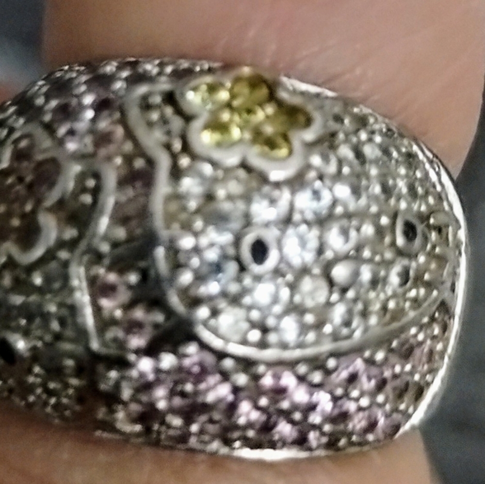 Hello kitty Diamonique ring